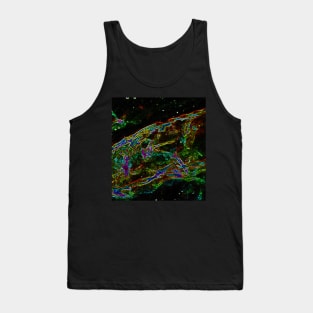 Black Panther Art - Glowing Edges 420 Tank Top